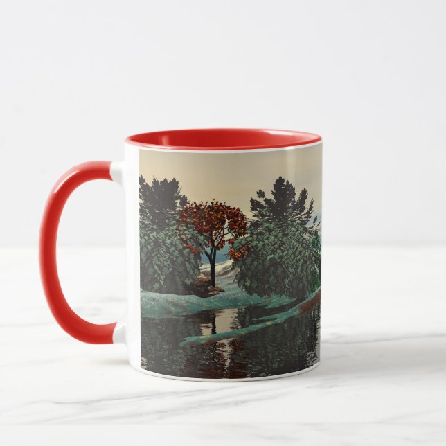 TAZA PAISAJE ALIEN, ÁRBOLES, HIPERIA LAGUNA (Izquierda)