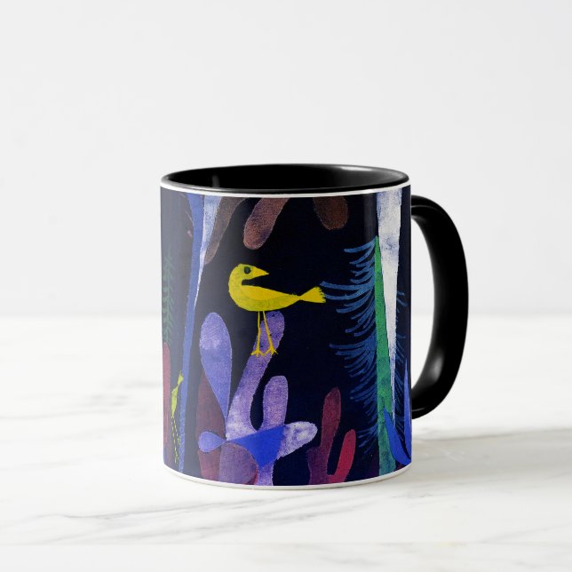 Taza Paisaje con pájaros amarillos, Paul Klee (Anverso derecho)