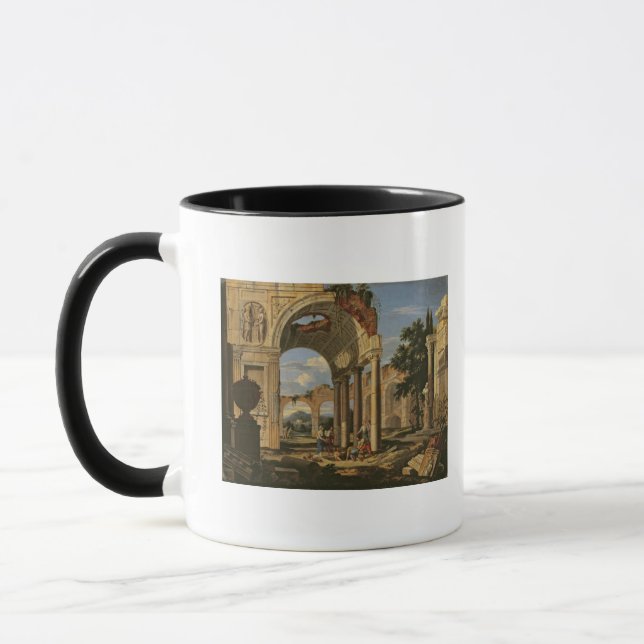 Taza Paisaje con ruinas, 1673 (Izquierda)