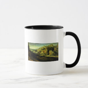 Taza Paisaje con un ataque por sorpresa, c.1585 de la