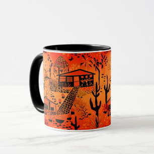 Taza Paisaje de arena del desierto sin fisuras alberga