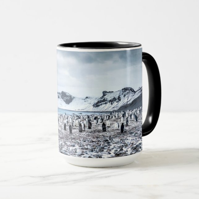 Taza Paisaje de la colonia penguin de Chinstrap (Anverso derecho)