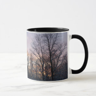 Taza Paisaje de la Naturaleza del Sol Invierno I Pastel