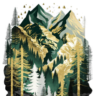 Taza Paisaje de las montañas forestales - Mug