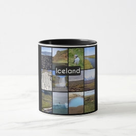 Taza Paisaje de verano de Islandia