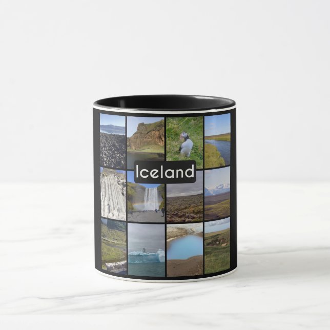 Taza Paisaje de verano de Islandia (Centro)