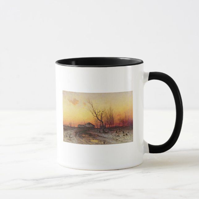 Taza Paisaje del invierno (Derecha)