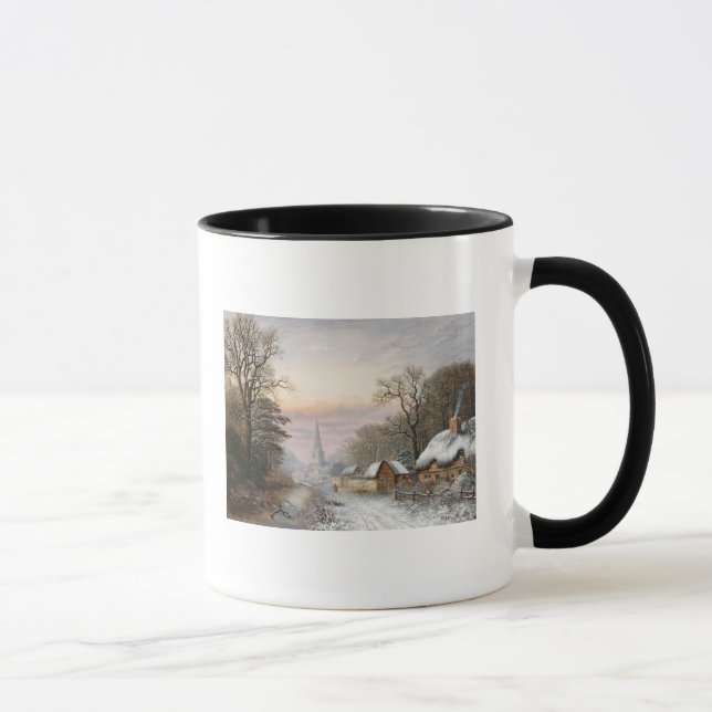 Taza Paisaje del invierno, 1869 (Derecha)