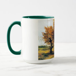 Taza Paisaje del otoño con cuatro árboles