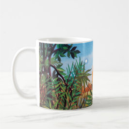 Taza Paisaje en Europa - Pintura de la luna de Júpiter 