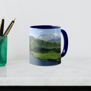 Taza Paisaje escénico del lago Coldwater del Monte St H