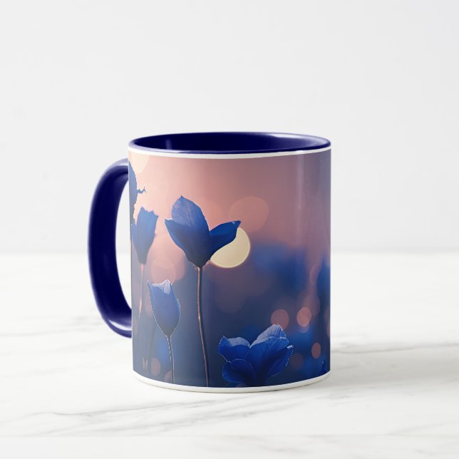 Taza Paisaje Fantasía de Montaña de Bajo Pozo (Anverso izquierdo)