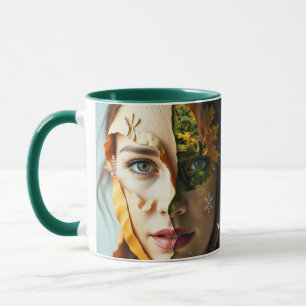 Taza Paisaje Fantasy Cute Chica
