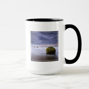Taza Paisaje marino de la salida del sol de los cantos