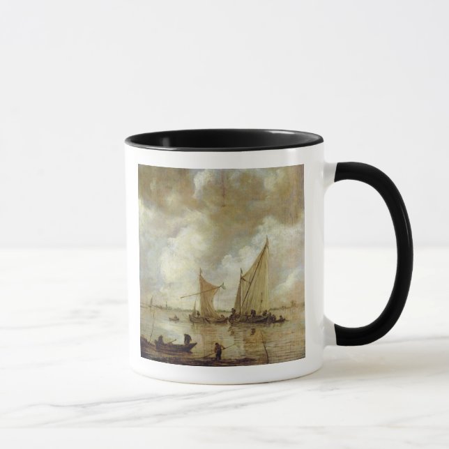 Taza Paisaje marino tempestuoso, 1655 (Derecha)