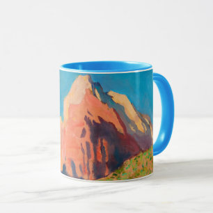 Taza Paisaje, Parque Nacional de Zion, por Maynard Dixo
