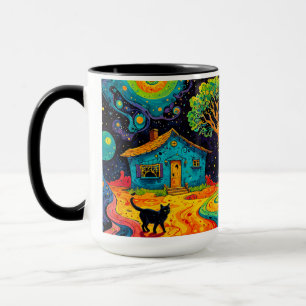 Taza "Paisaje scópico: Noche mística"