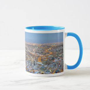 Taza Paisaje urbano desde la cima de Signal Hill al ano