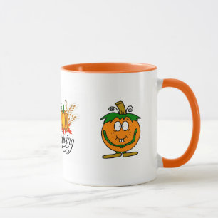 Taza Paisajes Naturales de Otoño Hojas de Calabaza Temp