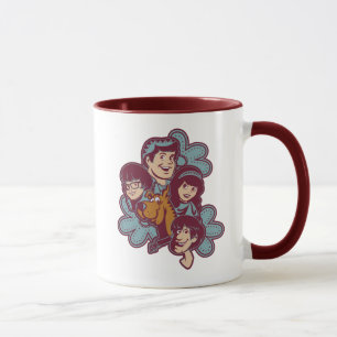 Taza Paisely Flower Scooby-Doo and the Gang