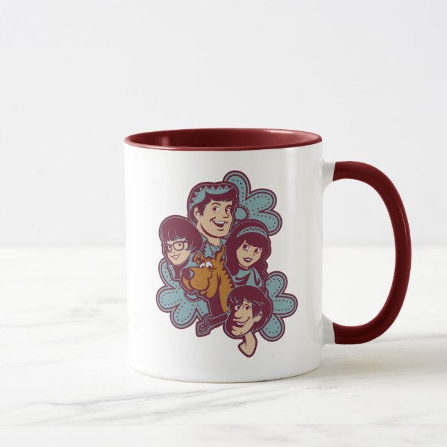 Taza Paisely Flower Scooby-Doo and the Gang (Derecha)