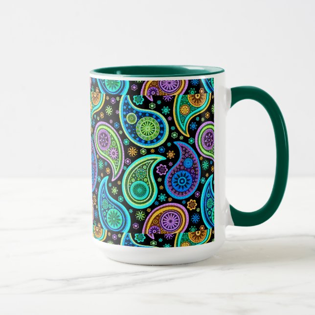 Taza Paisley colorida 2.0 (Derecha)