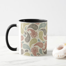 Taza Paisley Pattern 