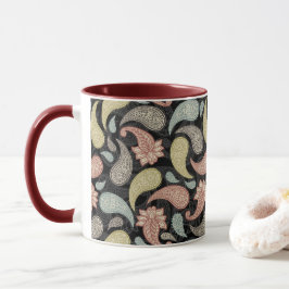 Taza Paisley Pattern 