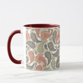 Taza Paisley Pattern 