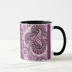 Taza Paisley rosada