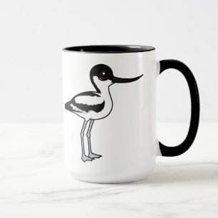 Taza Pájaro aguacate crudo Personalizado Birdorable