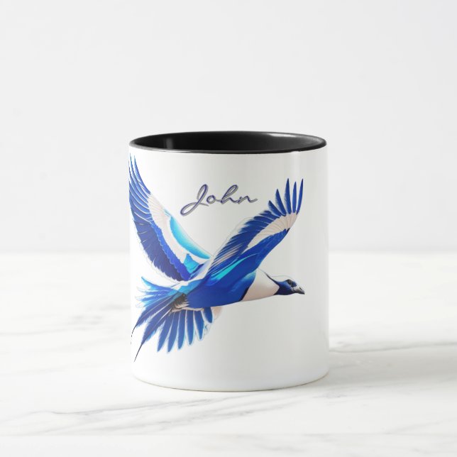 Taza Pájaro azul volador (Centro)