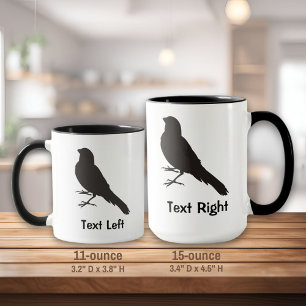 Taza Pájaro canario permanente
