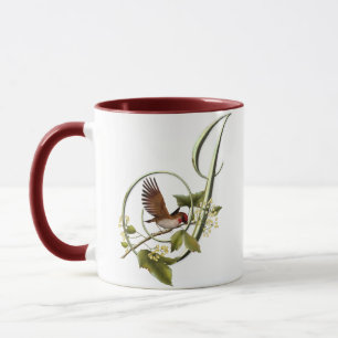 Taza Pájaro cantante J inicial