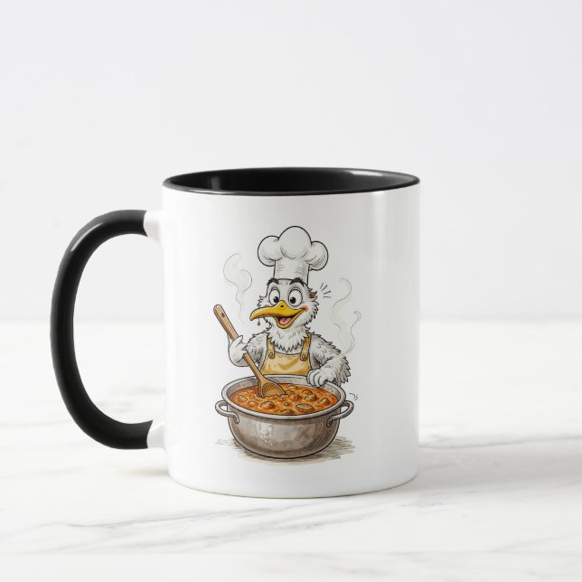 Taza Pájaro Cómico Cocina Labskaus (Izquierda)