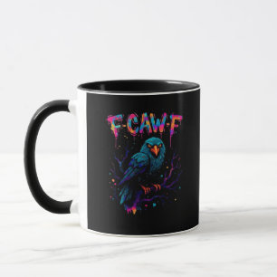 Taza Pájaro Cuervo Cuervo Gracioso Pun Juego Dicho