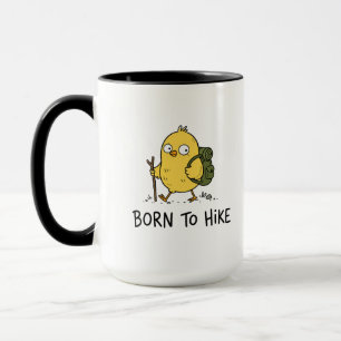 Taza Pájaro de dibujos animados divertido para senderis