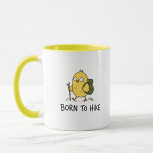 Taza Pájaro de dibujos animados divertido para senderis