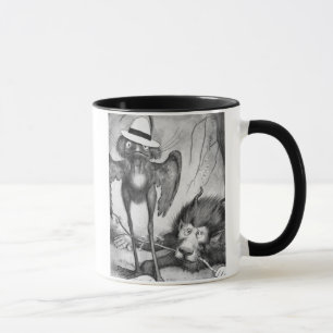Taza Pájaro de Jubjub y la escotilla de Bandersnatch