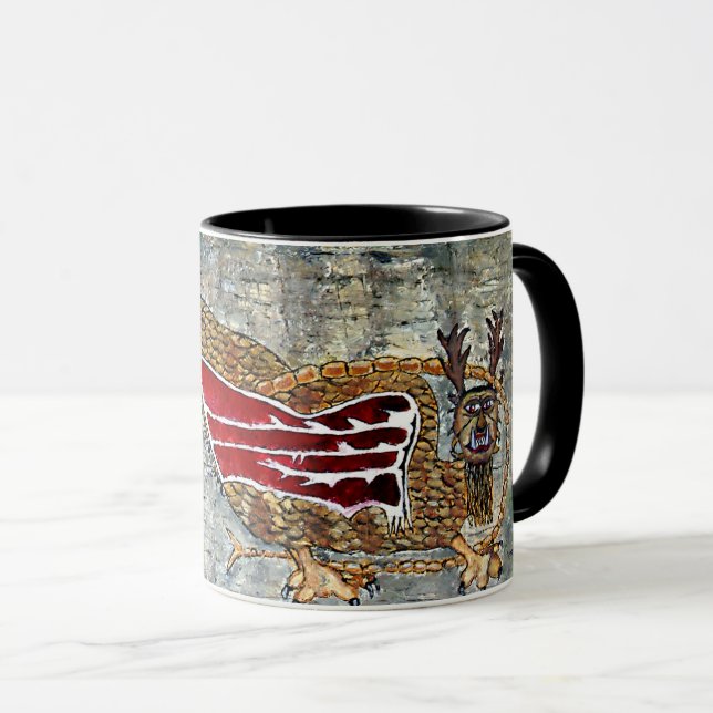 Taza Pájaro de la leyenda nativa norteamericana Piasa (Anverso derecho)