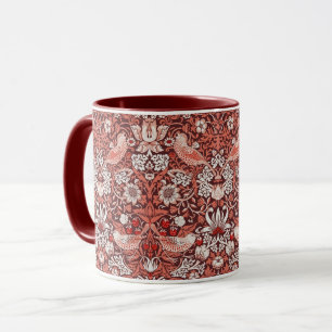 Taza Pájaro de Terracota Strawberry Thief de William Mo