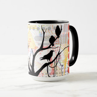 Taza Pájaro de una pluma sé único juntos