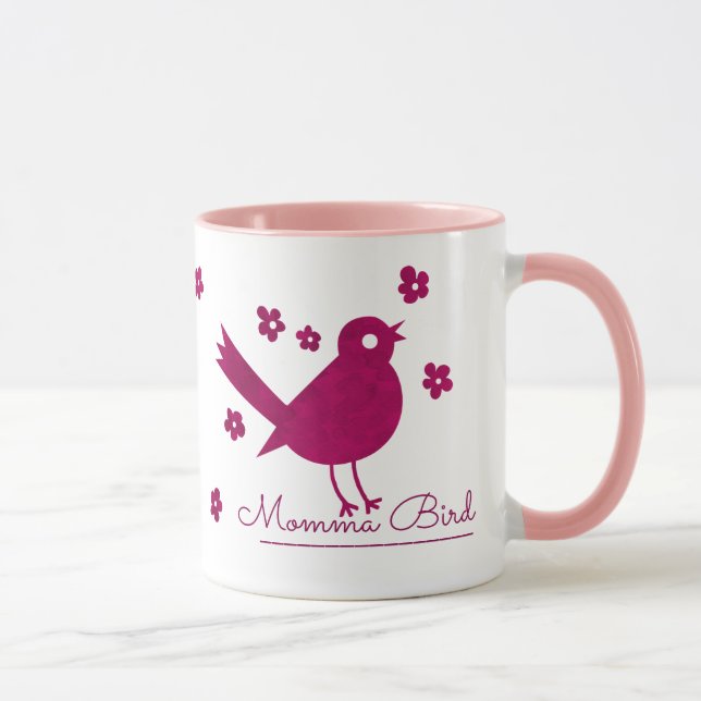 Taza Pájaro lindo de Momma (Derecha)