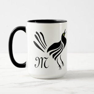 Taza Pájaro negro gracke macho
