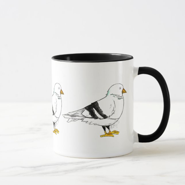 Taza Pájaro pichón de la ciudad de Nueva York (Derecha)