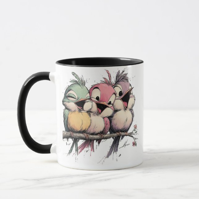 Taza Pájaros caprichosos (Izquierda)