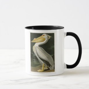 Taza Pájaros de John James Audubon del pelícano blanc