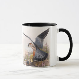 Taza Pájaros de Juan Gould del halcón de MERLIN de Gran