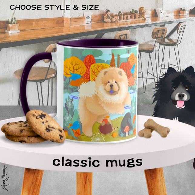 Taza PÁJAROS DE LA FELICIDAD Chow Mug (Subido por el creador)