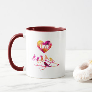 Taza Pájaros del Corazón